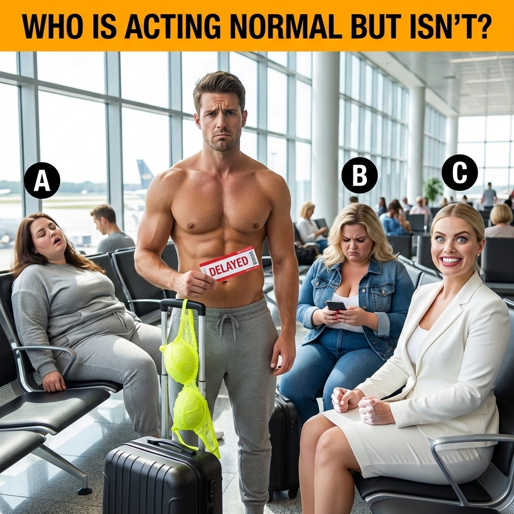 Me Acting Normal Psychology Test: Who Is Acting Normal But Isn't? (Visual Puzzle ...